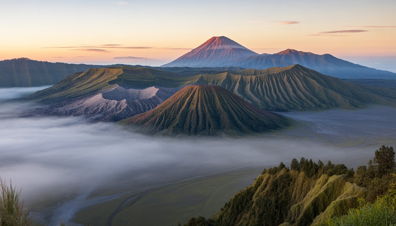 Mont Bromo (Gunung Bromo) en Indonésie - Photo