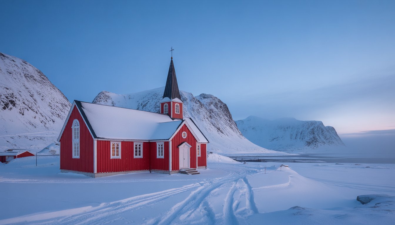 Svalbard (Longyearbyen) en Norvège - Photo