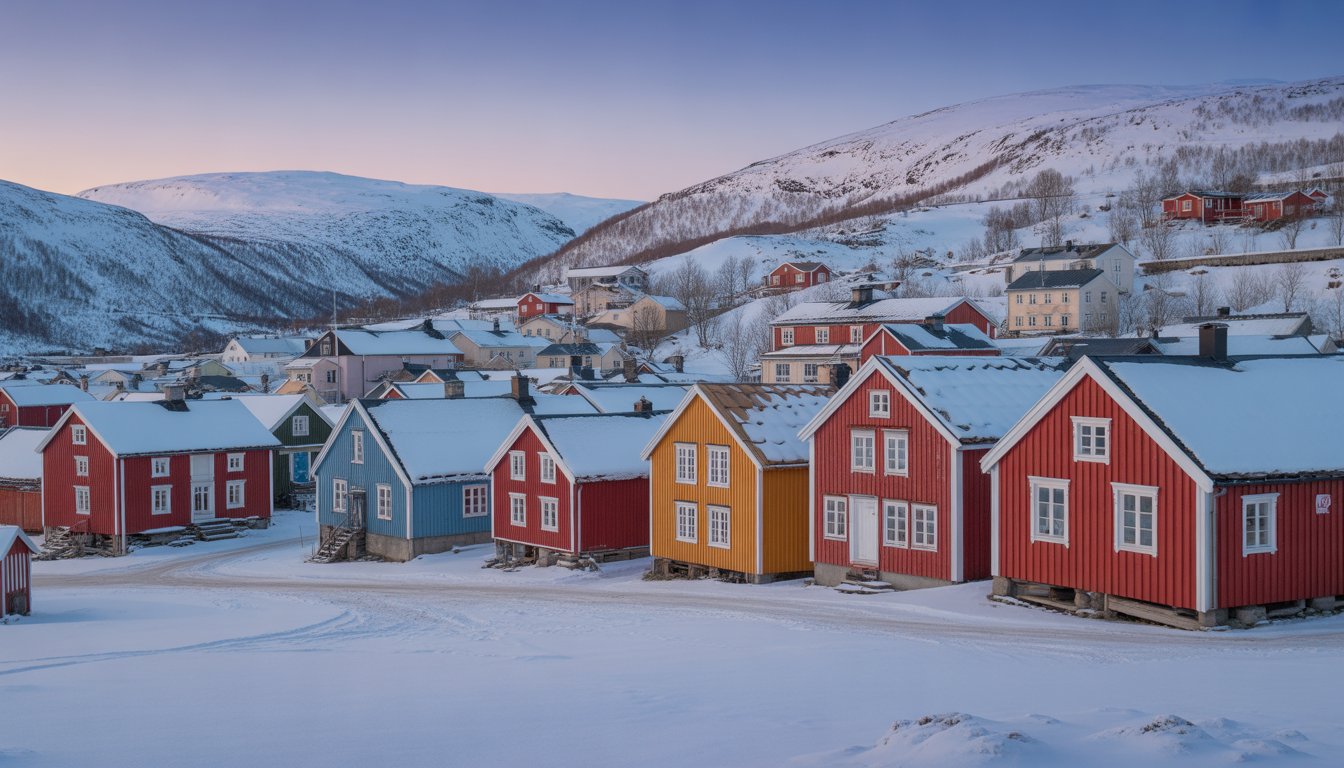 Røros en Norvège - Photo