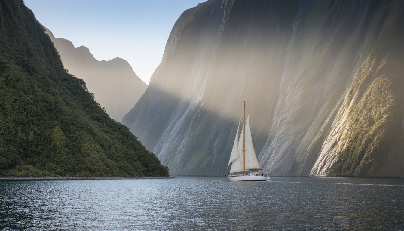 Milford Sound / Piopiotahi en Nouvelle-Zélande - Photo