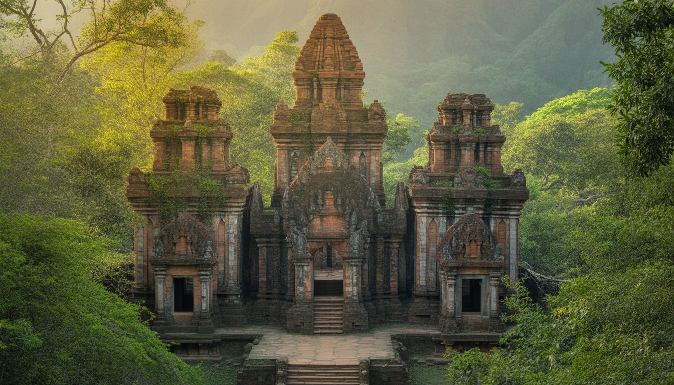 Sanctuaire de My Son en Vietnam - Photo