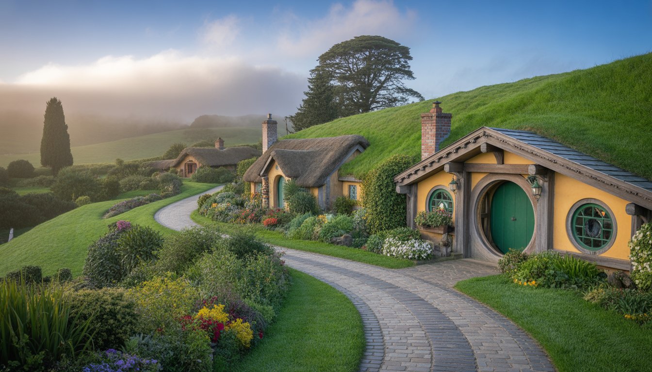 Hobbiton (Matamata) en Nouvelle-Zélande - Photo