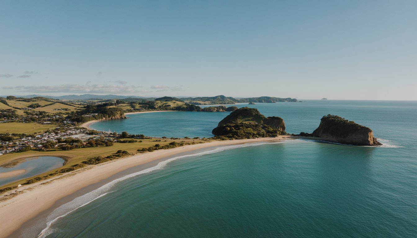 Coromandel Peninsula (Cathedral Cove & Hot Water Beach) en Nouvelle-Zélande - Photo