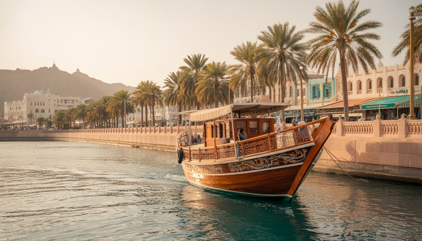 Muscat (Muttrah Corniche et Souq) en Oman - Photo