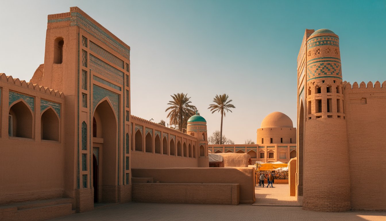 Itchan Kala (Khiva) en Ouzbékistan - Photo