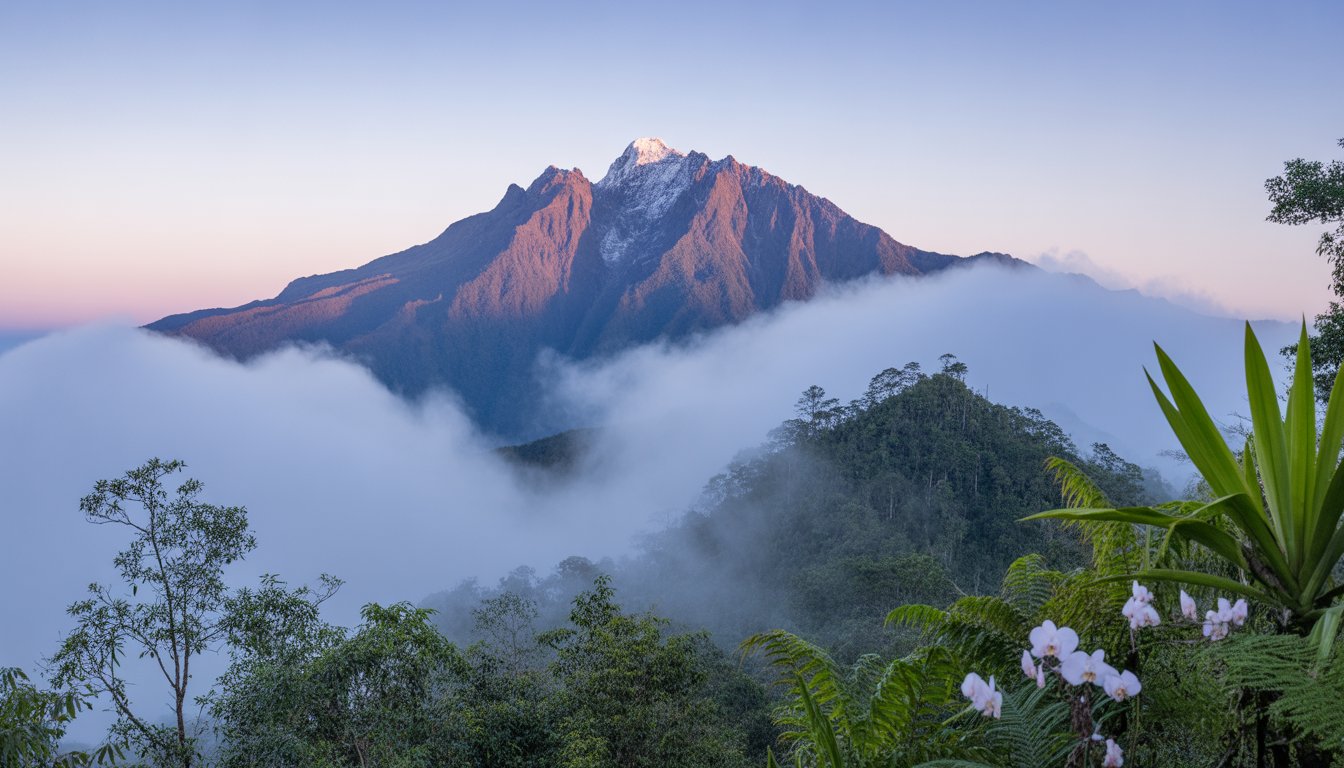 Mont Wilhelm en Papouasie-Nouvelle-Guinée - Photo