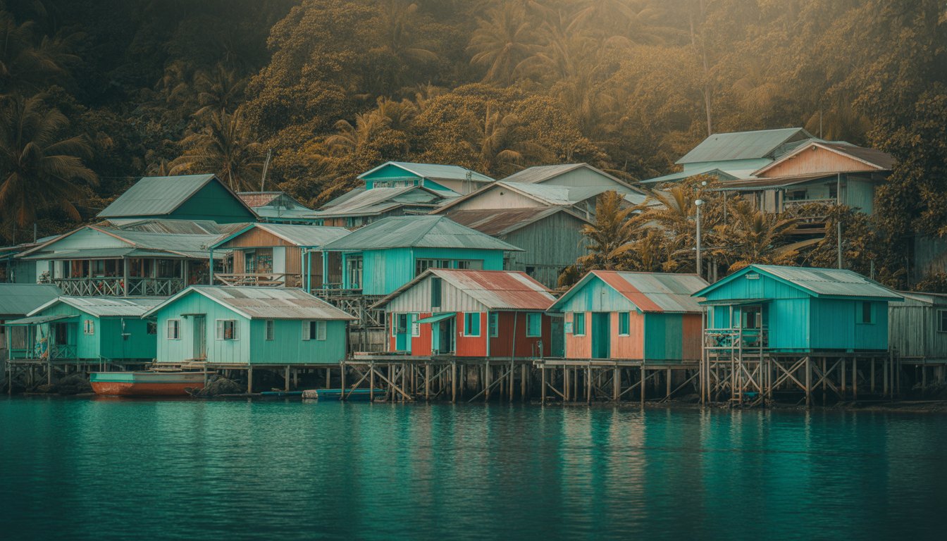 Île de Samarai en Papouasie-Nouvelle-Guinée - Photo