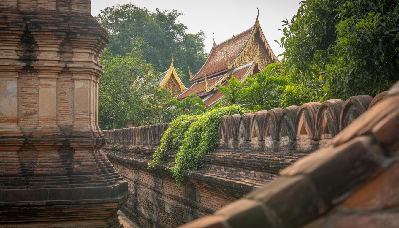 Vieille ville de Chiang Mai en Thaïlande - Photo