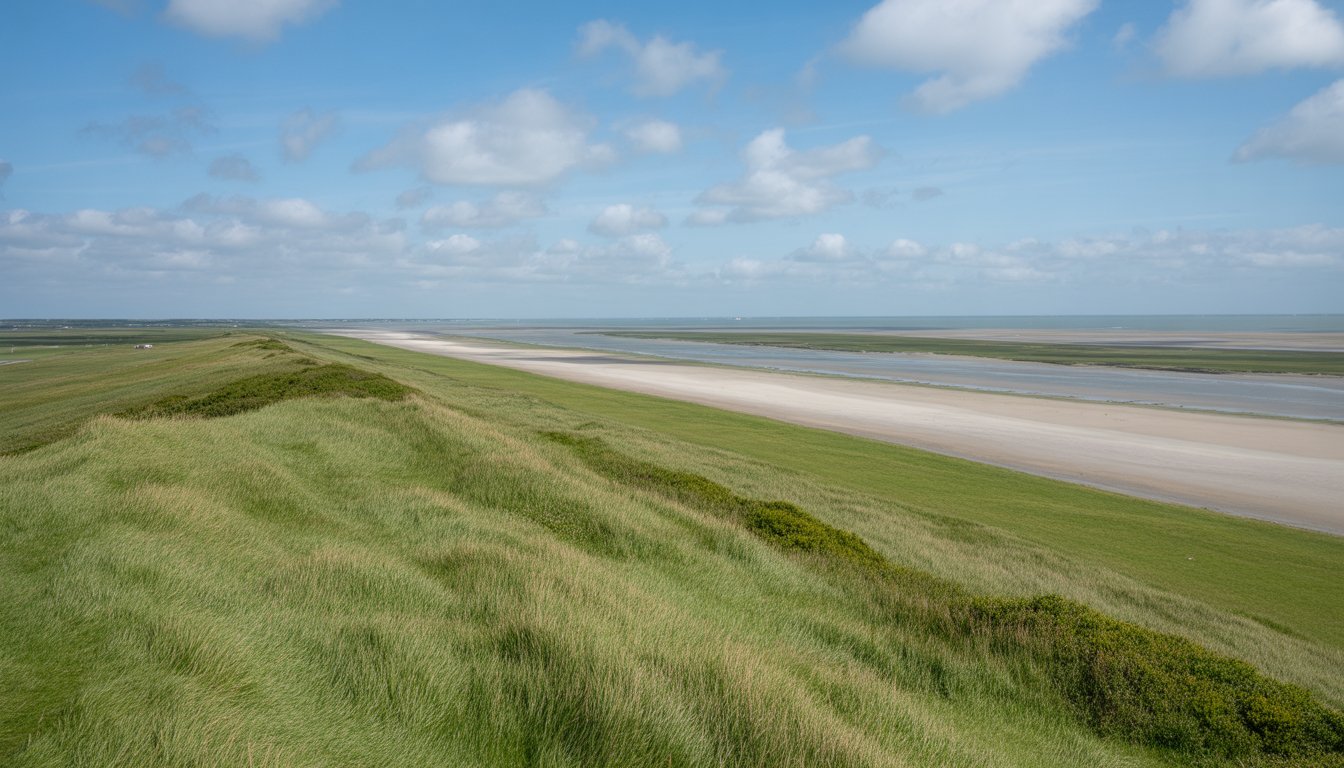Mer des Wadden et îles (Texel, Terschelling, Vlieland) en Pays-Bas - Photo