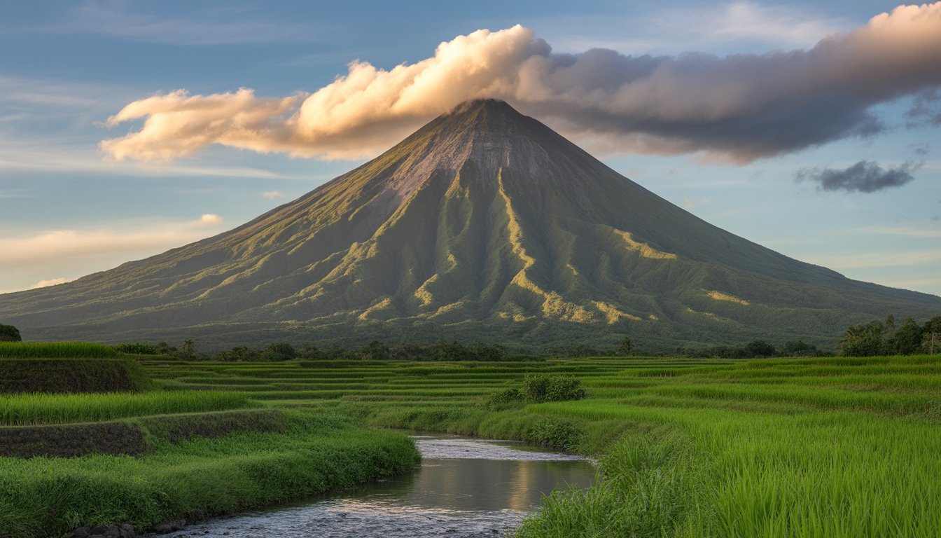 Mount Mayon (volcan, Albay) en Philippines - Photo
