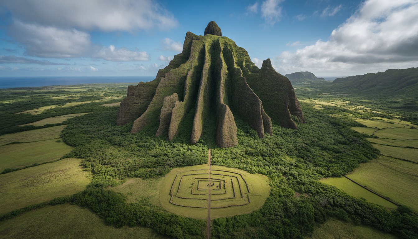 Nuku Hiva (Vallée de Taipivai et sites archéologiques) en Polynésie française - Photo