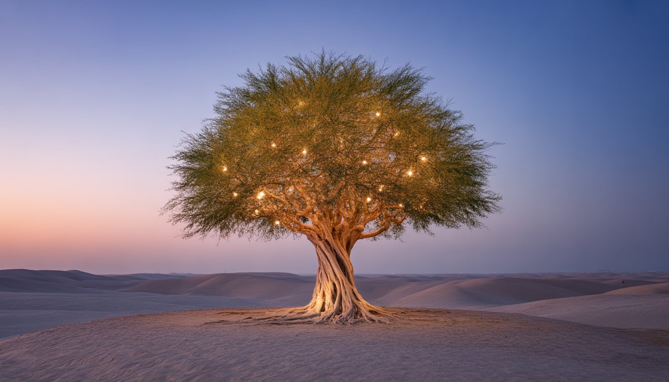 L'Arbre de la Vie (Shajarat al-Hayat) en Qatar - Photo