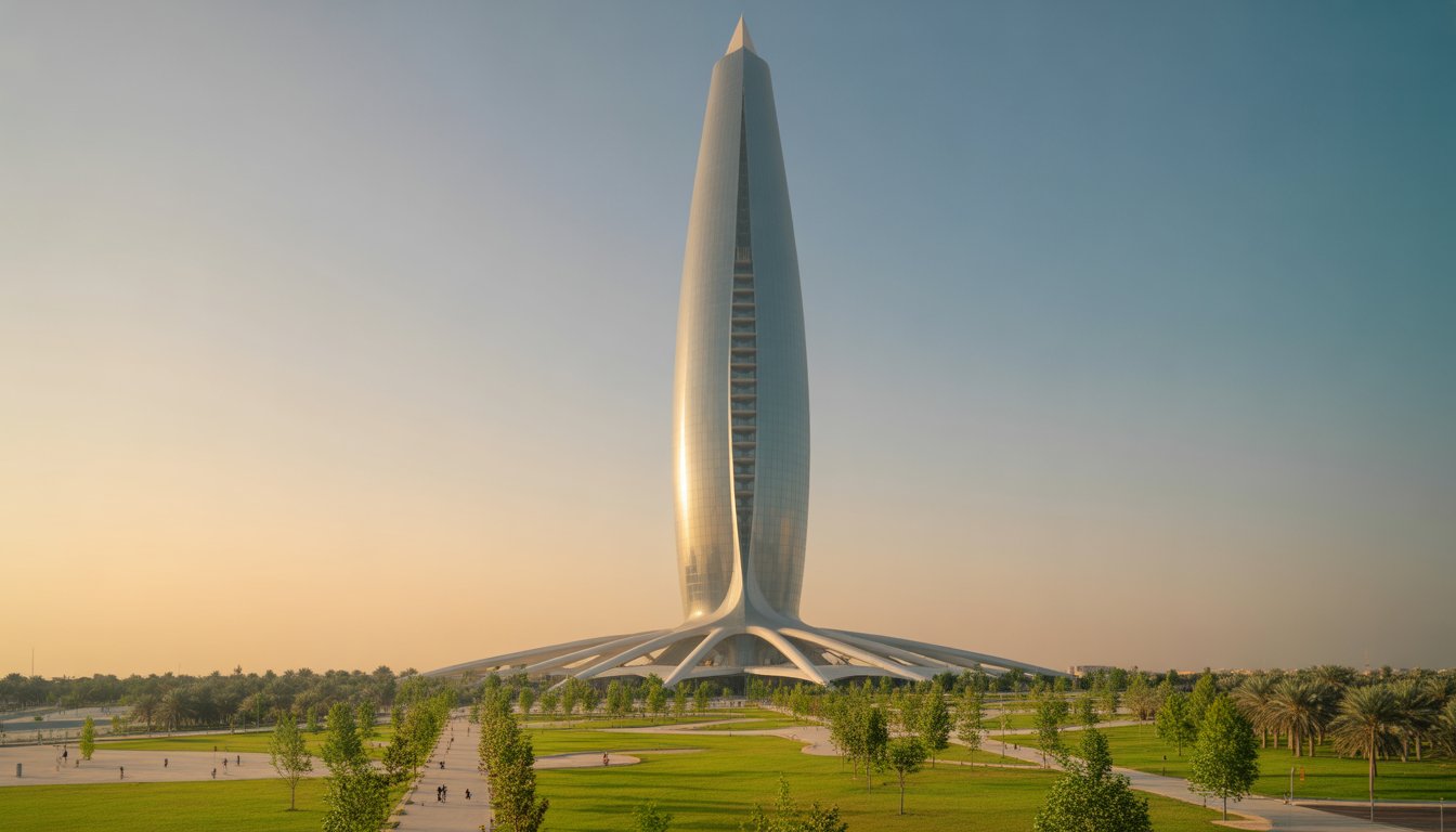 Aspire Park et Aspire Tower en Qatar - Photo