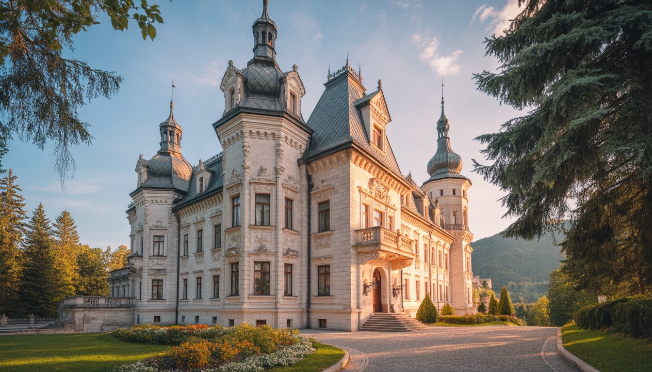 Castelul Peleș (Château de Peleș) en Roumanie - Photo