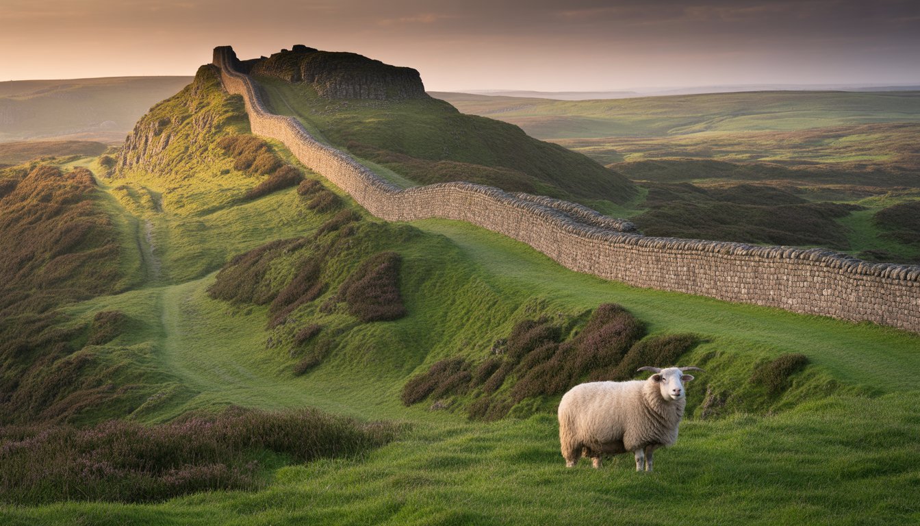 Hadrian's Wall en Royaume-Uni - Photo