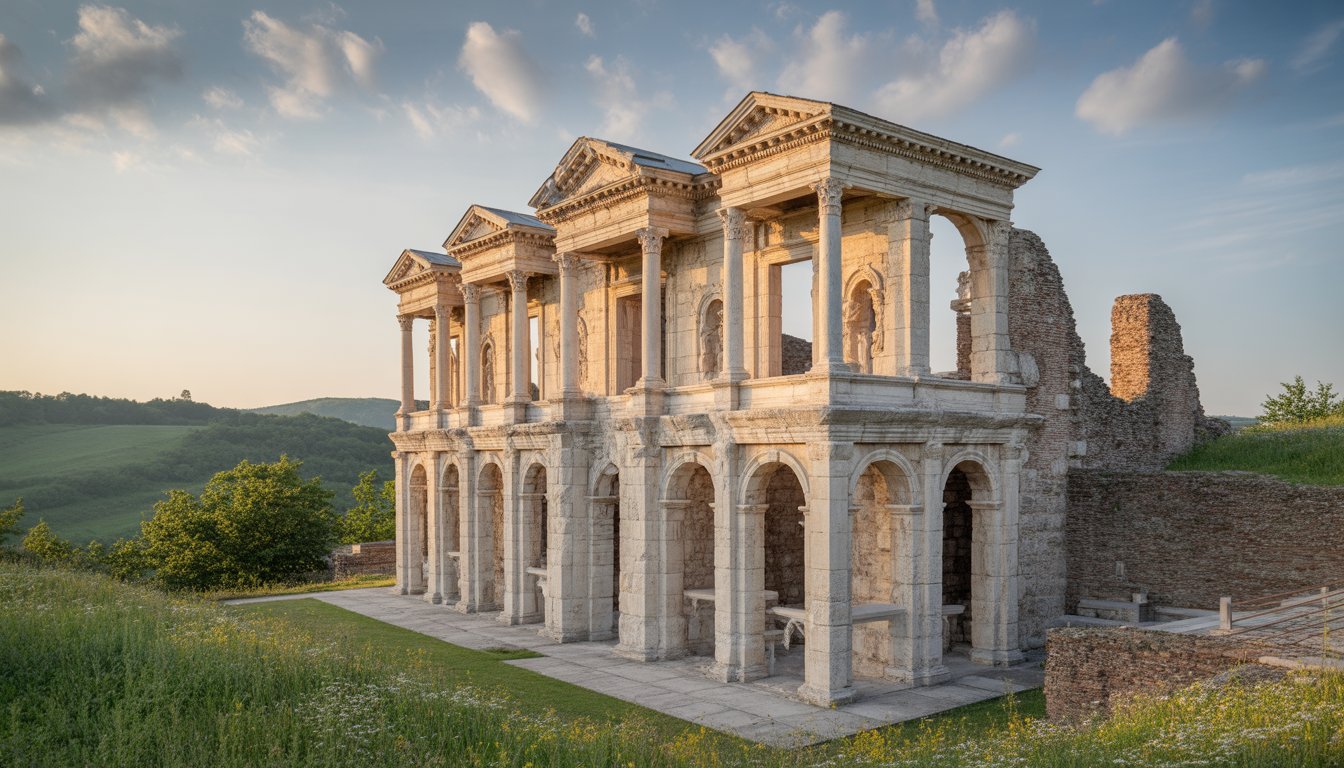 Gamzigrad-Romuliana (Palais de Galère) en Serbie - Photo