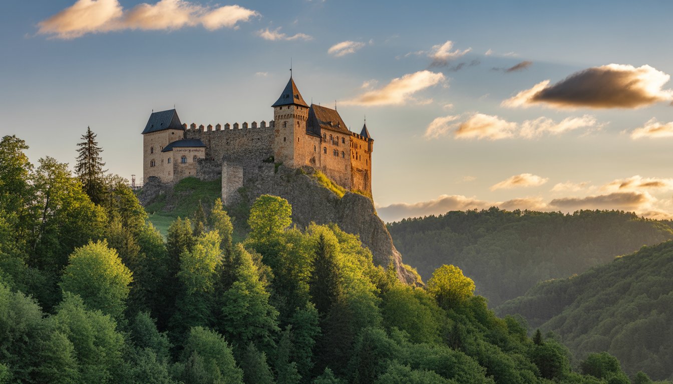 Château d'Orava (Oravský hrad) en Slovaquie - Photo