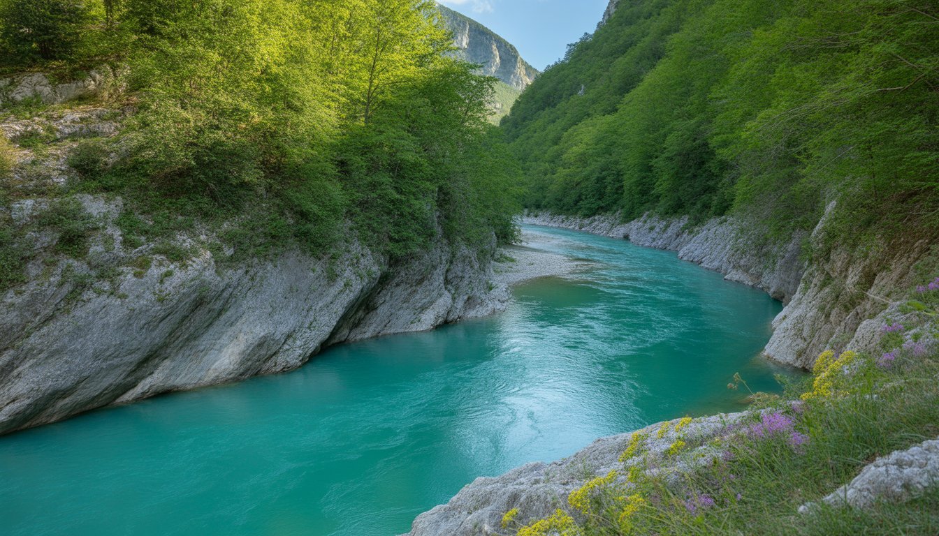 Vallée de la Soča en Slovénie - Photo
