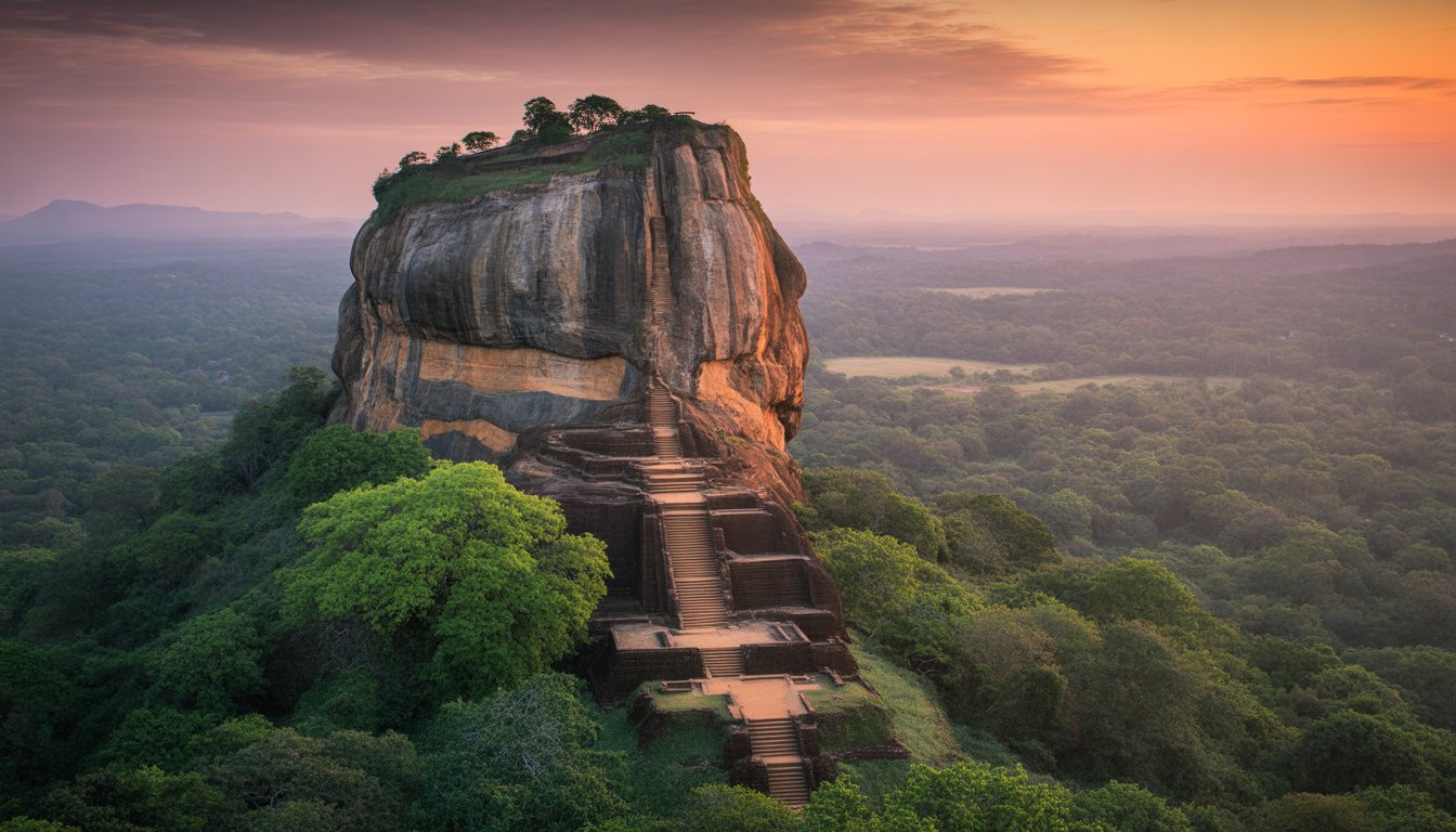 Sigiriya (Rocher du Lion) en Sri Lanka - Photo