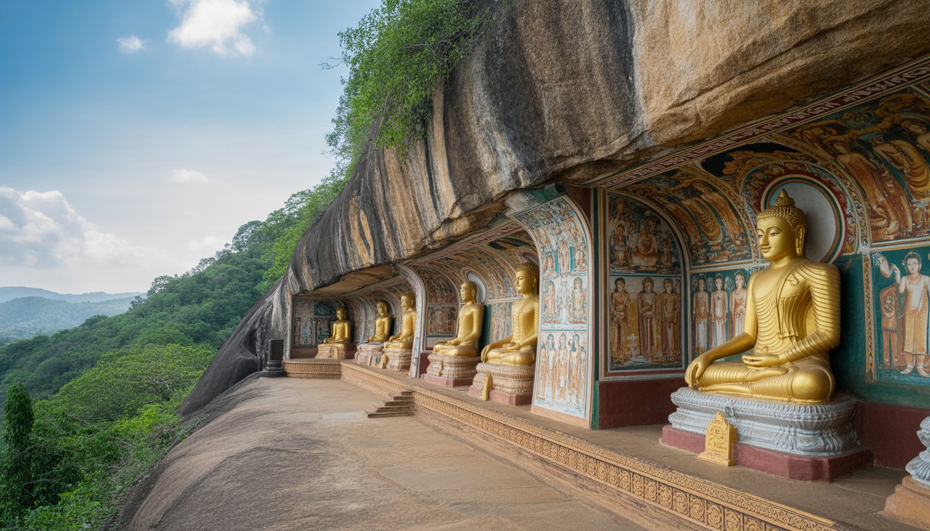 Dambulla (Temple des Cavernes) en Sri Lanka - Photo