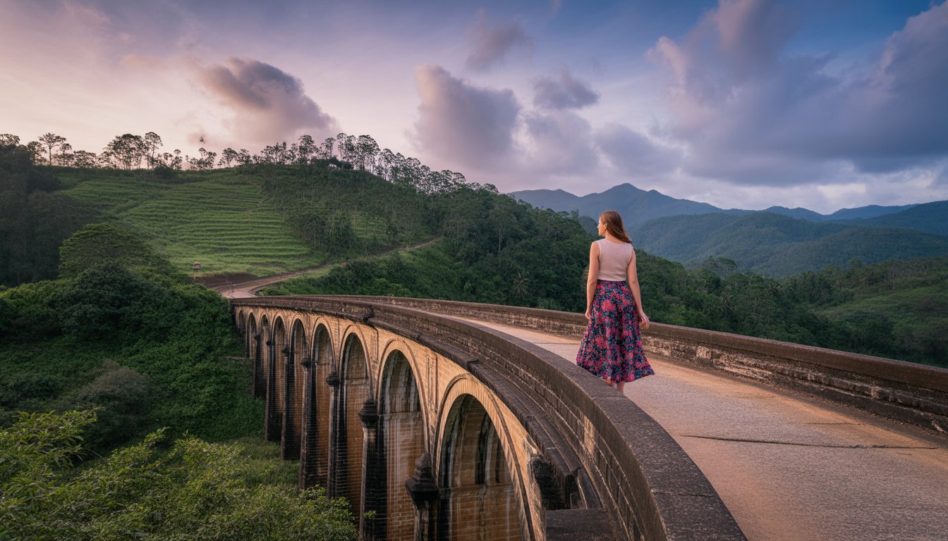 Ella et le Nine Arches Bridge en Sri Lanka - Photo
