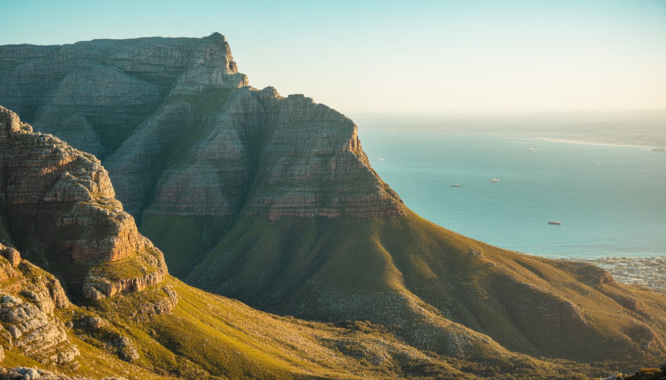 Table Mountain en Afrique du Sud - Photo