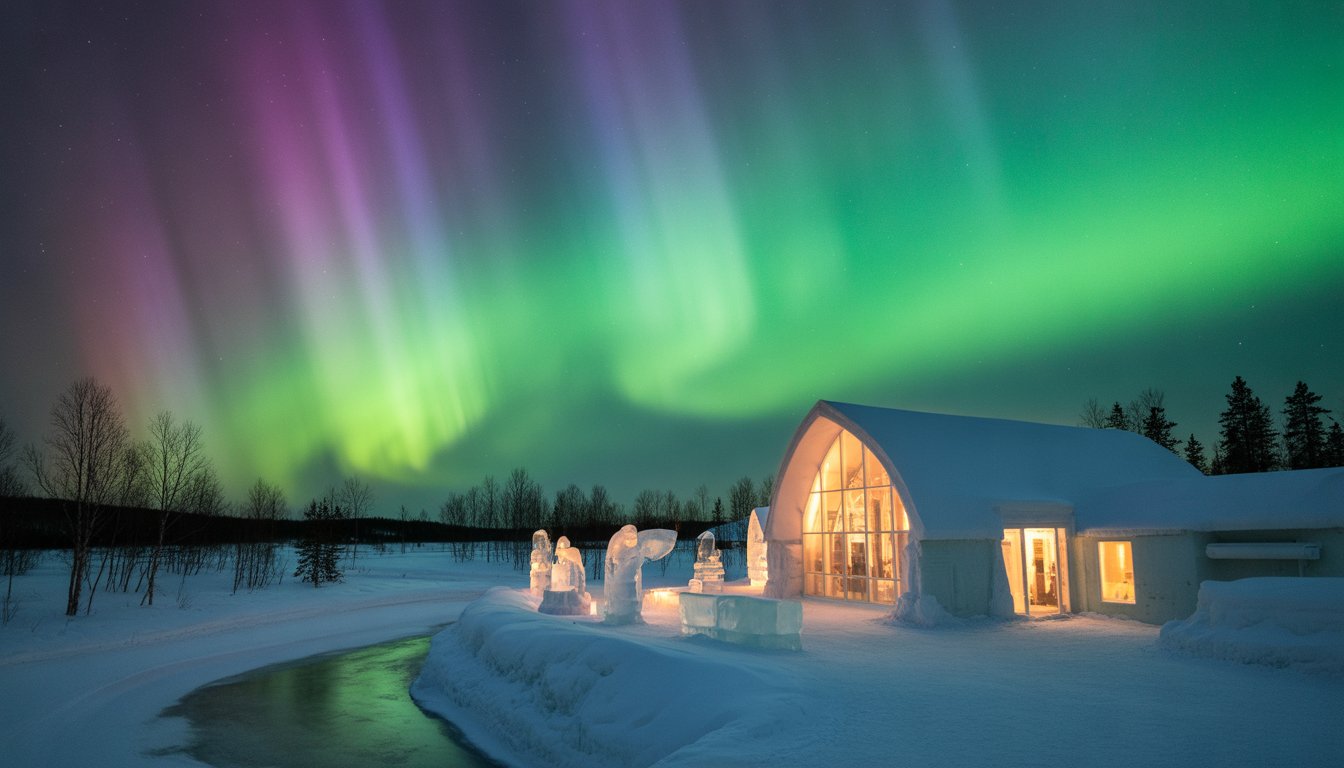 ICEHOTEL (Jukkasjärvi) en Suède - Photo