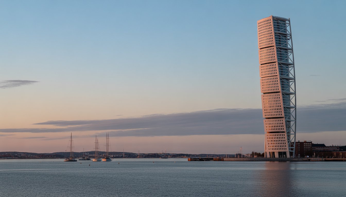 Malmö et Turning Torso en Suède - Photo