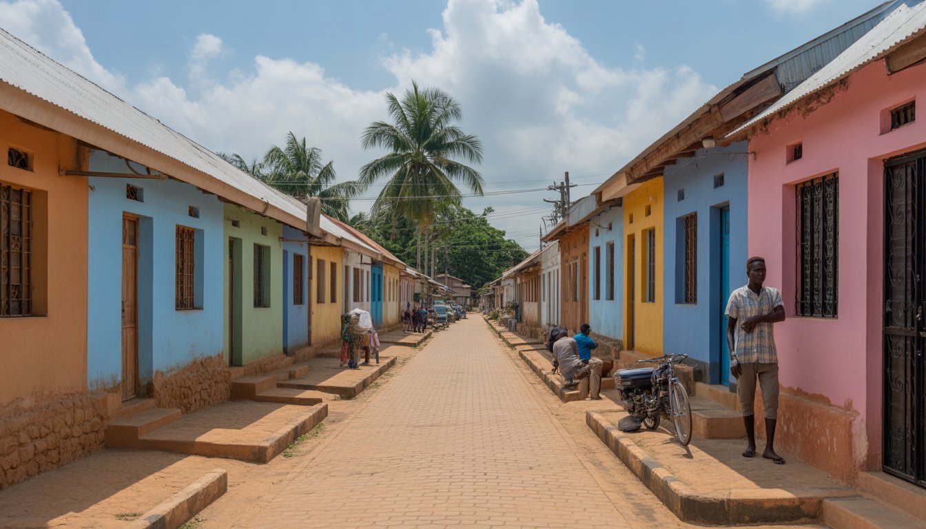 Village artisanal de Lomé (Quartier artisanat) en Togo - Photo