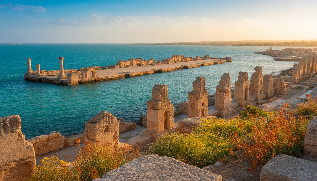 Site archéologique de Carthage en Tunisie - Photo