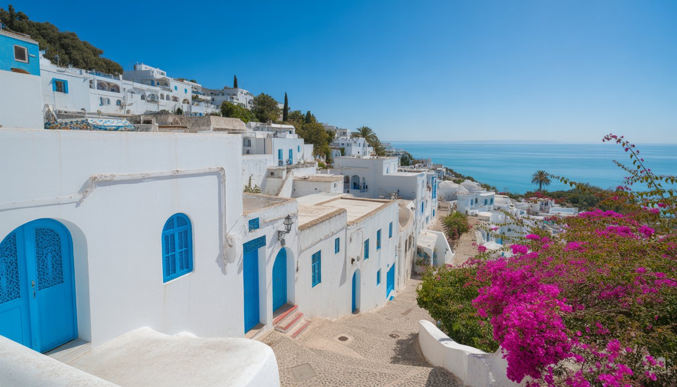 Sidi Bou Saïd en Tunisie - Photo