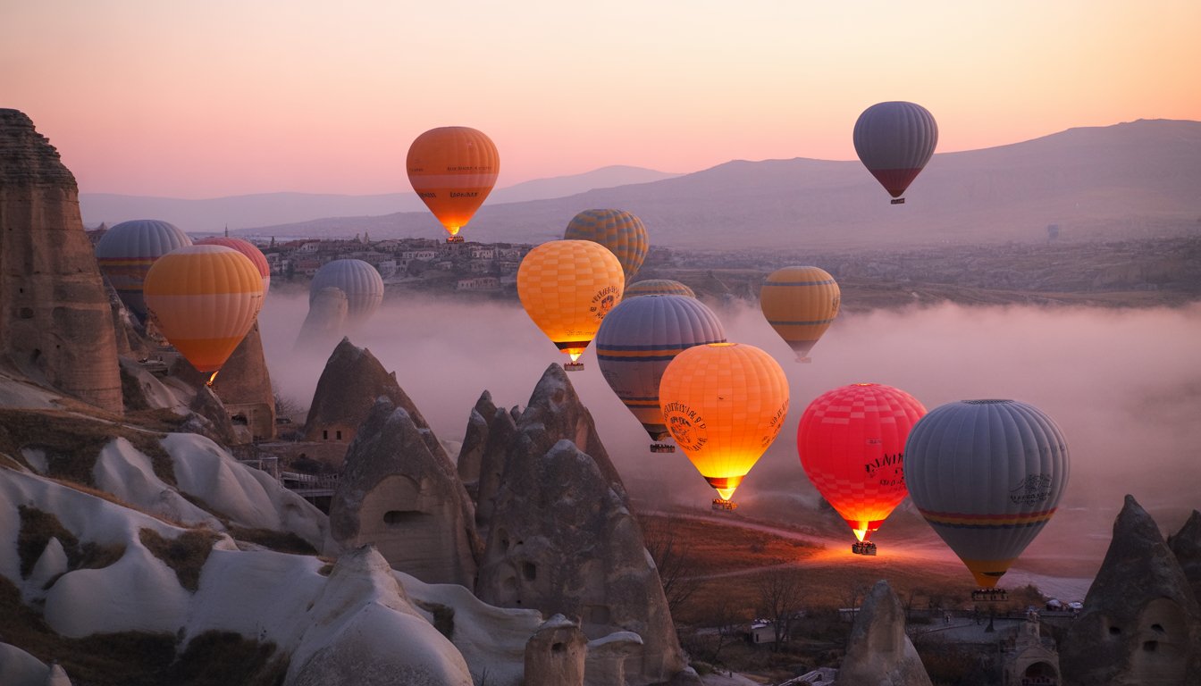 Cappadoce (Göreme et montgolfières) en Turquie - Photo