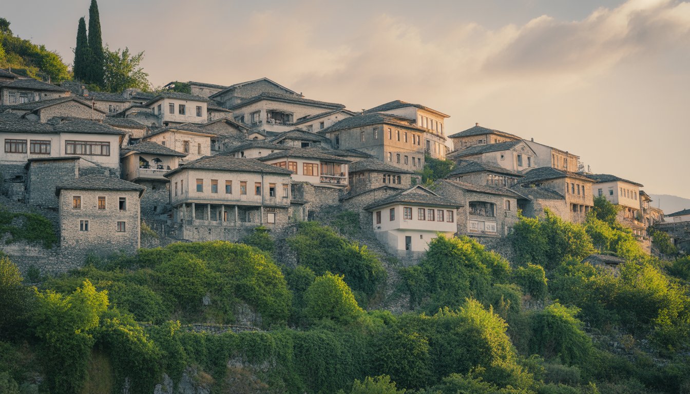 Gjirokastër en Albanie - Photo