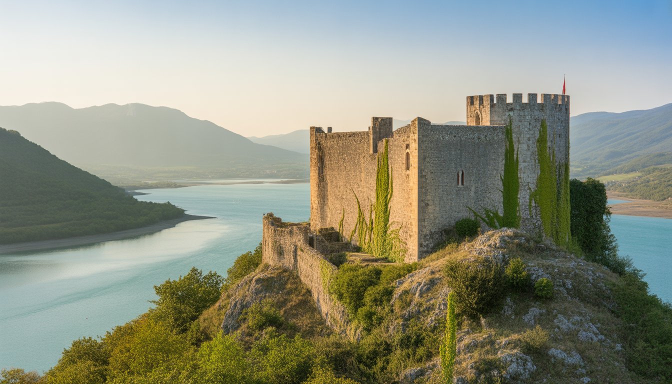 Château de Rozafa en Albanie - Photo