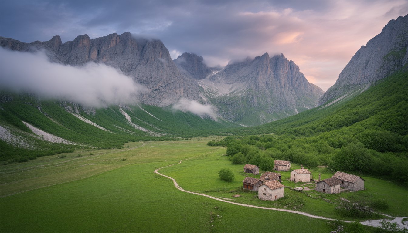 Parc national de Theth en Albanie - Photo