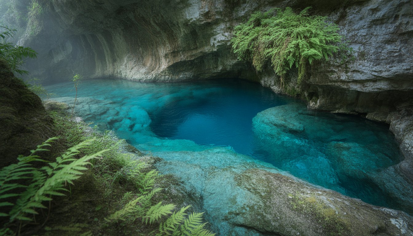 Blue Eye (Syri i Kaltër) en Albanie - Photo