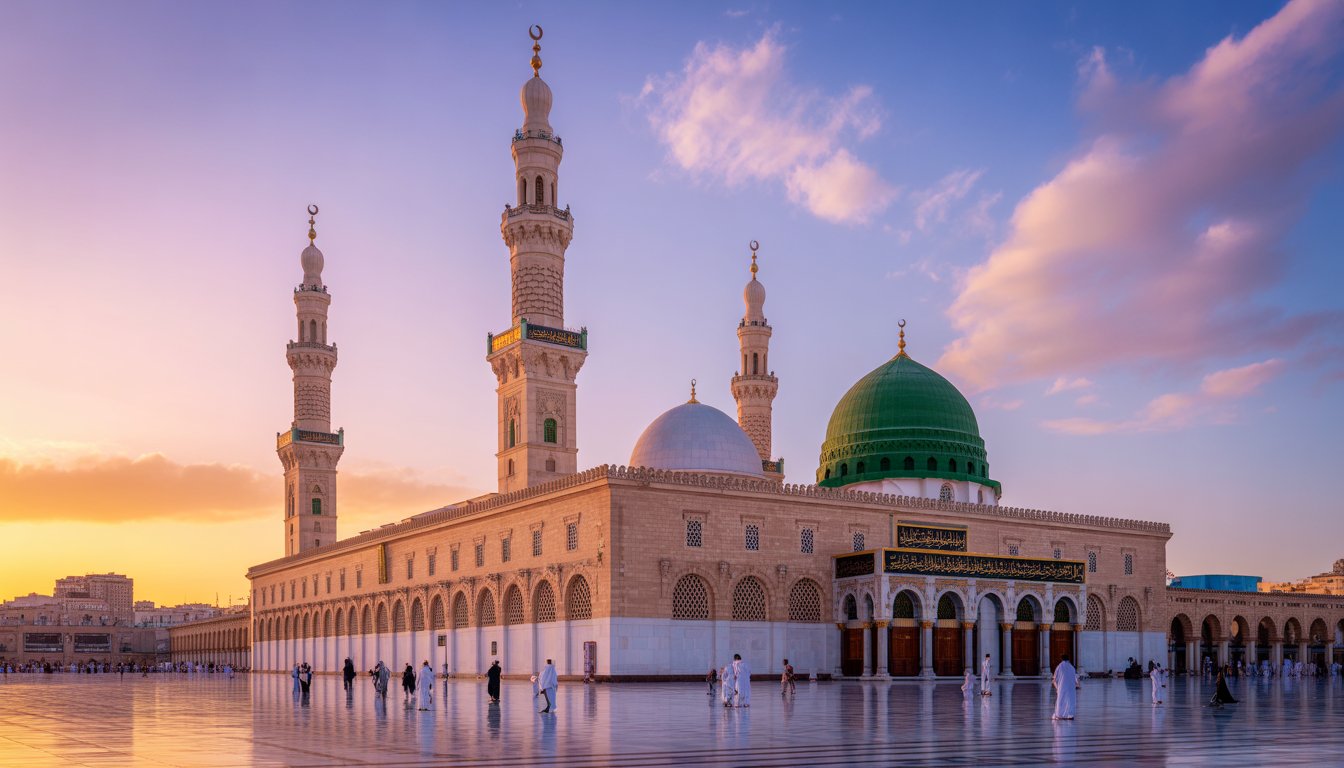 Al-Masjid an-Nabawi (Médine) en Arabie Saoudite - Photo