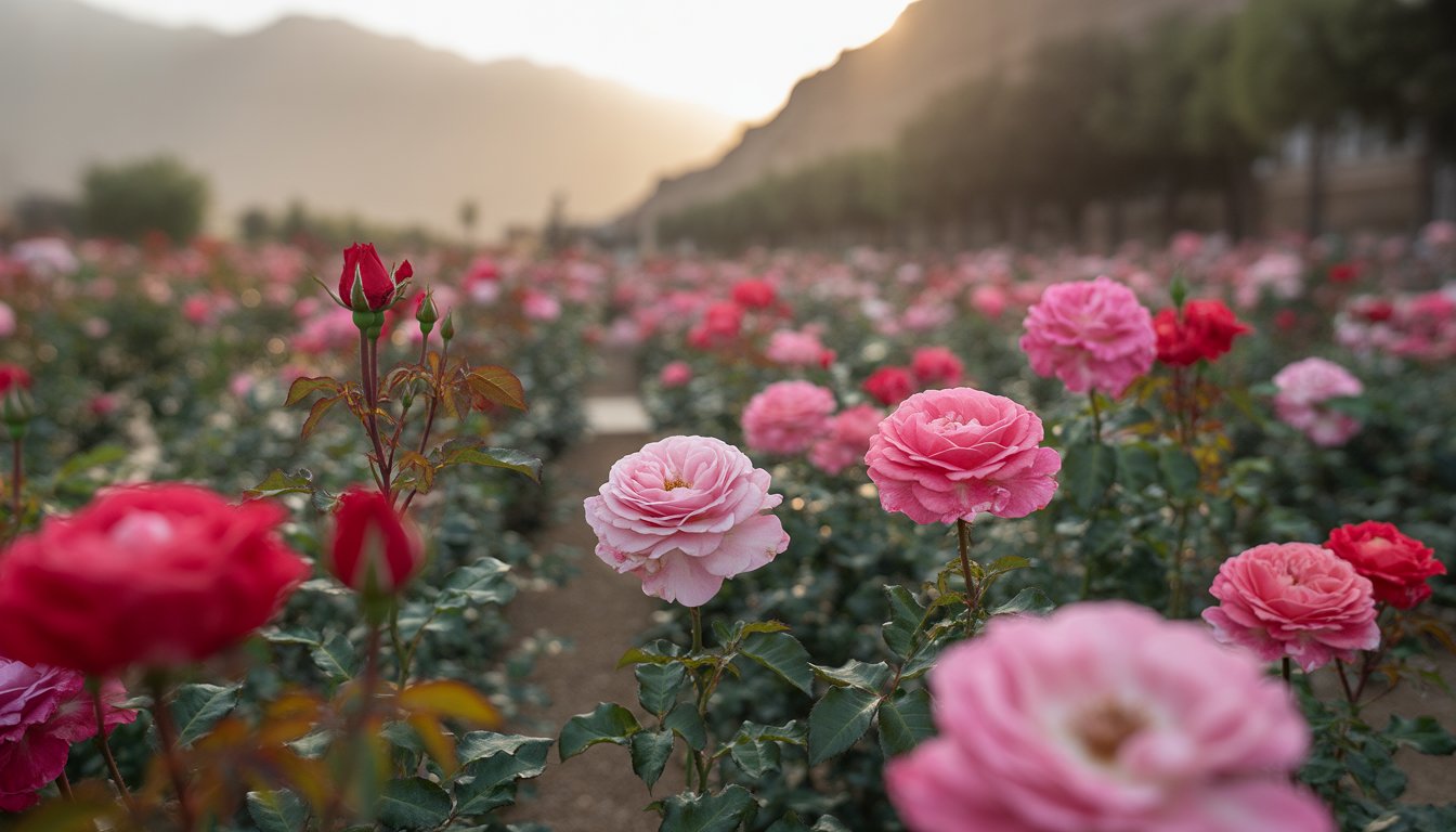 Taif et ses roseraies en Arabie Saoudite - Photo