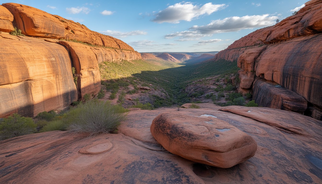 Kings Canyon (Parc national de Watarrka) en Australie - Photo
