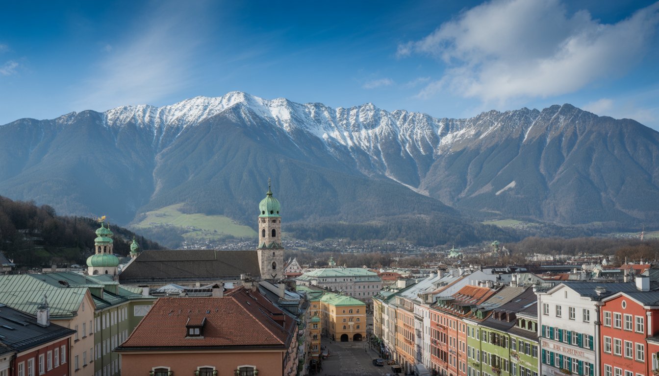 Innsbruck et la Nordkette en Autriche - Photo