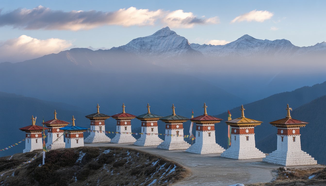 Dochula Pass en Bhoutan - Photo