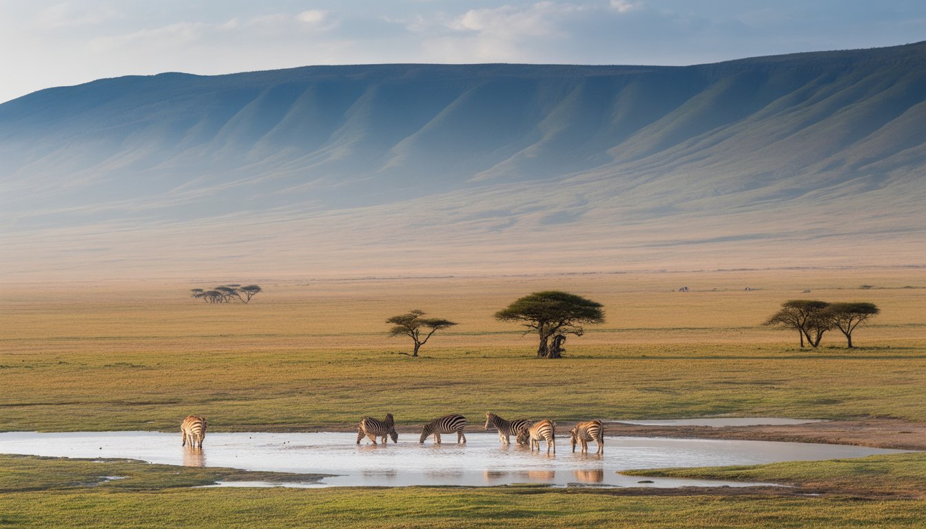 Cratère du Ngorongoro en Tanzanie - Photo