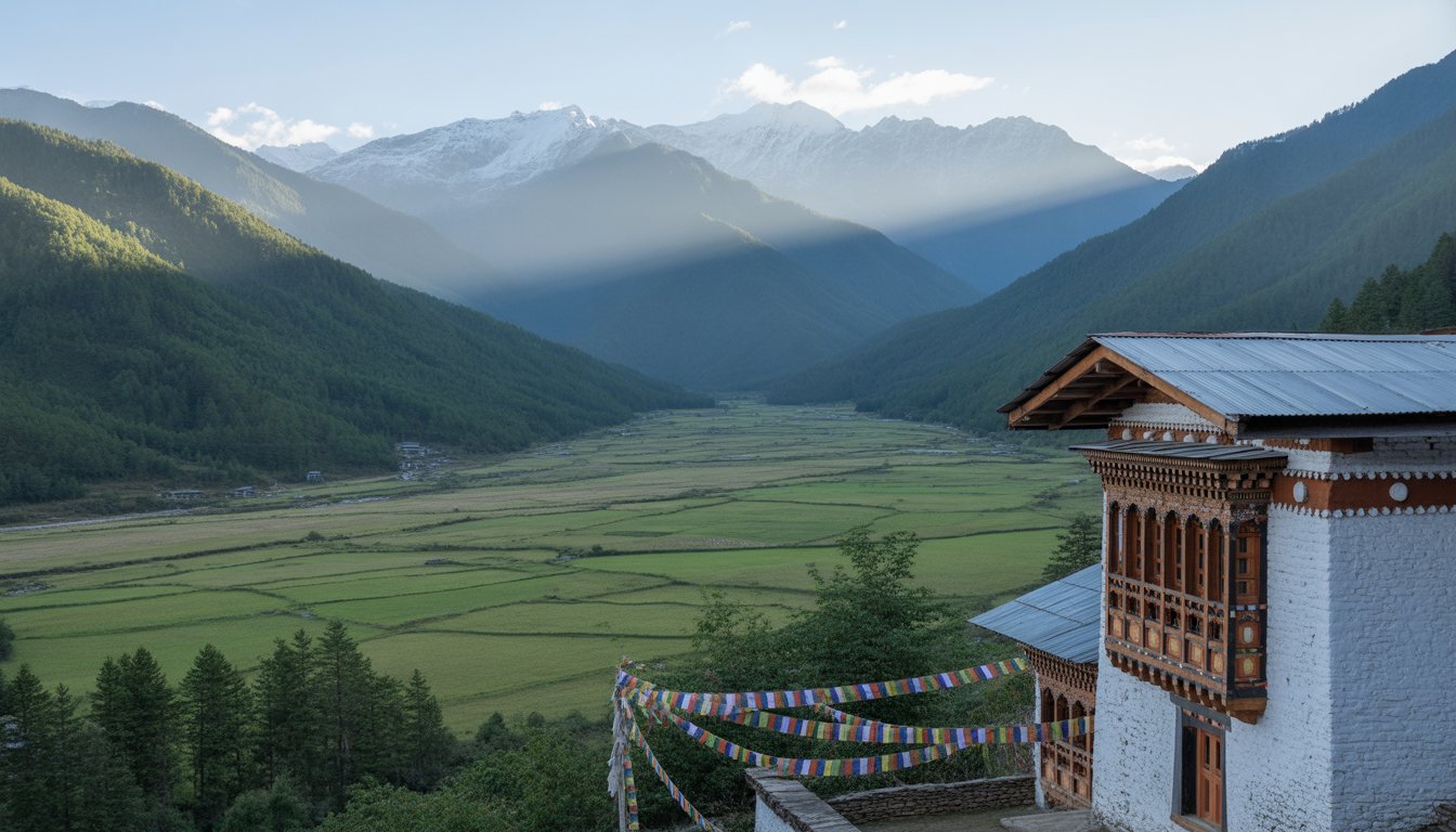 Vallée de Haa en Bhoutan - Photo