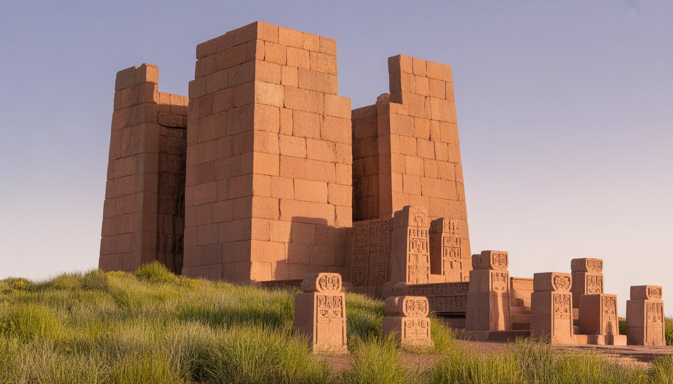 Tiwanaku (Tiahuanaco) en Bolivie - Photo