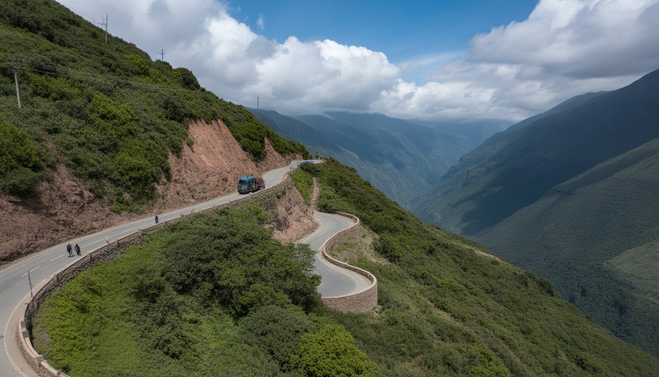 Ruta de la Muerte (Yungas Road) - VTT en Bolivie - Photo
