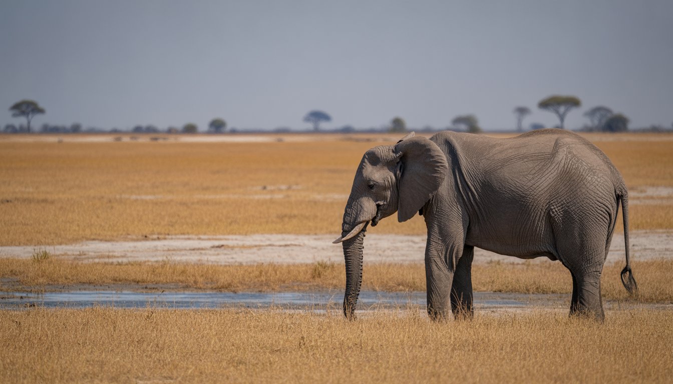 Savuti Marsh en Botswana - Photo