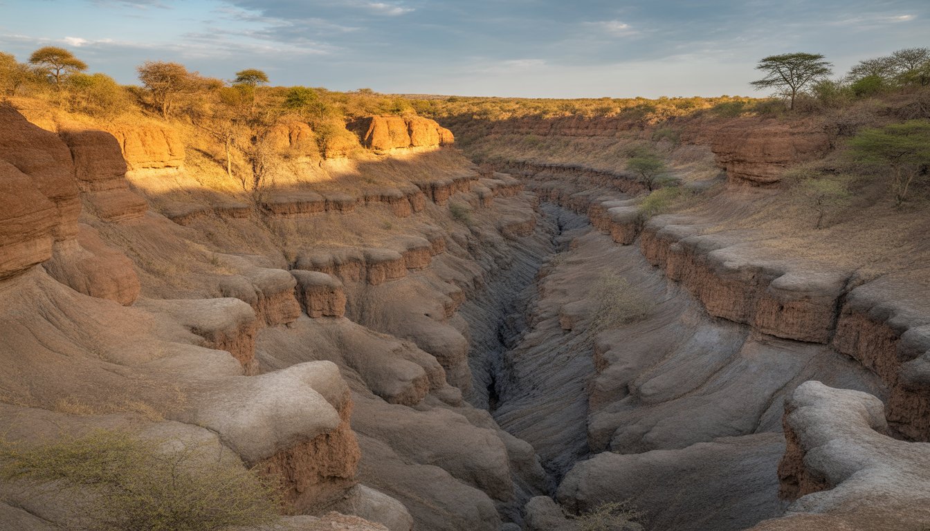 Gorge d'Olduvai en Tanzanie - Photo