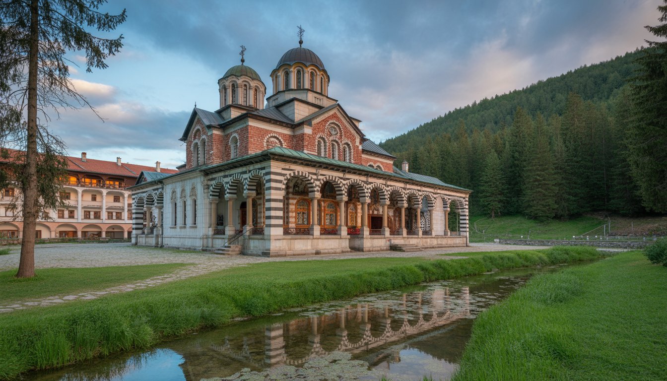 Monastère de Rila en Bulgarie - Photo