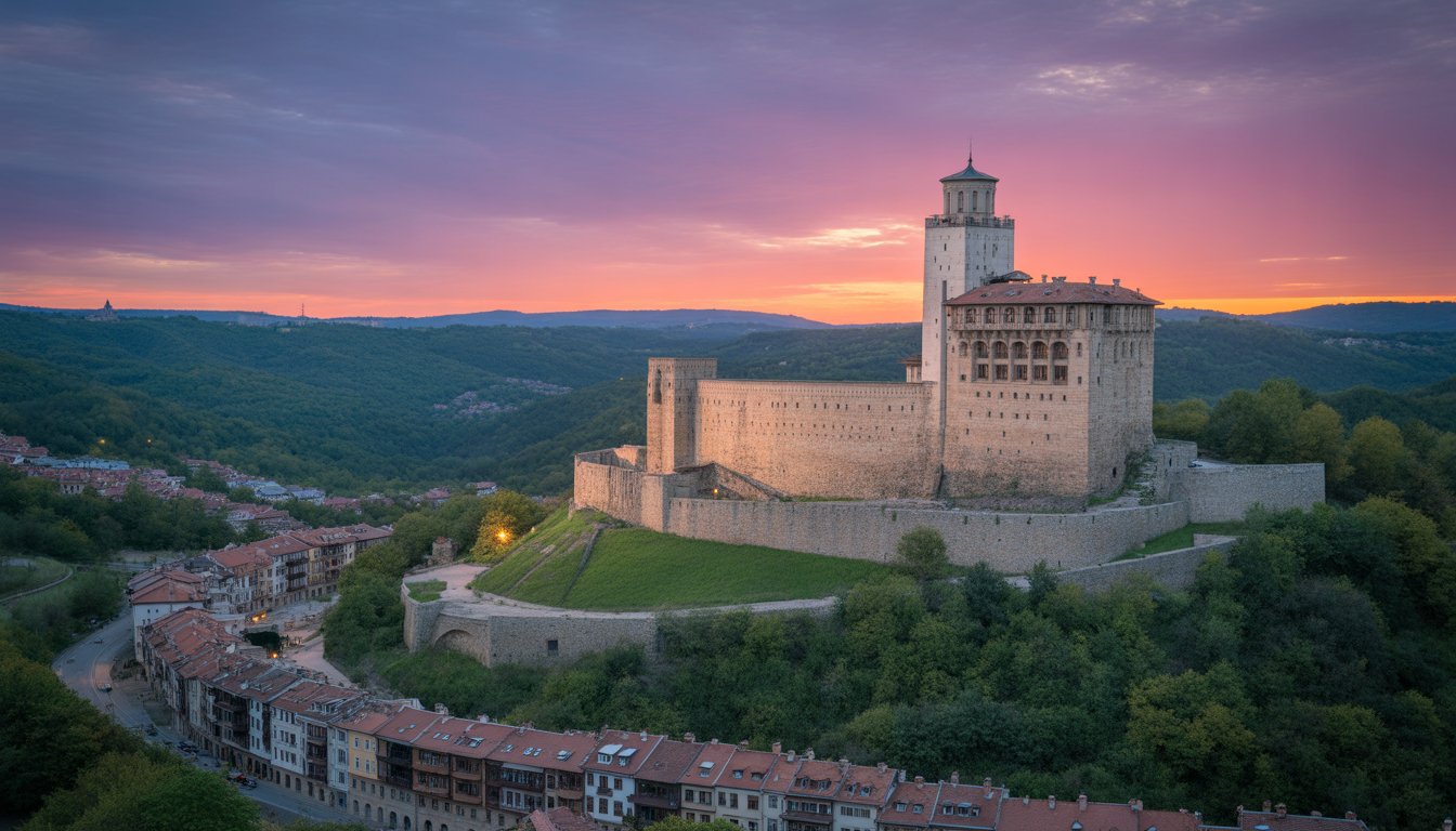Forteresse de Tsarevets et Veliko Tarnovo en Bulgarie - Photo