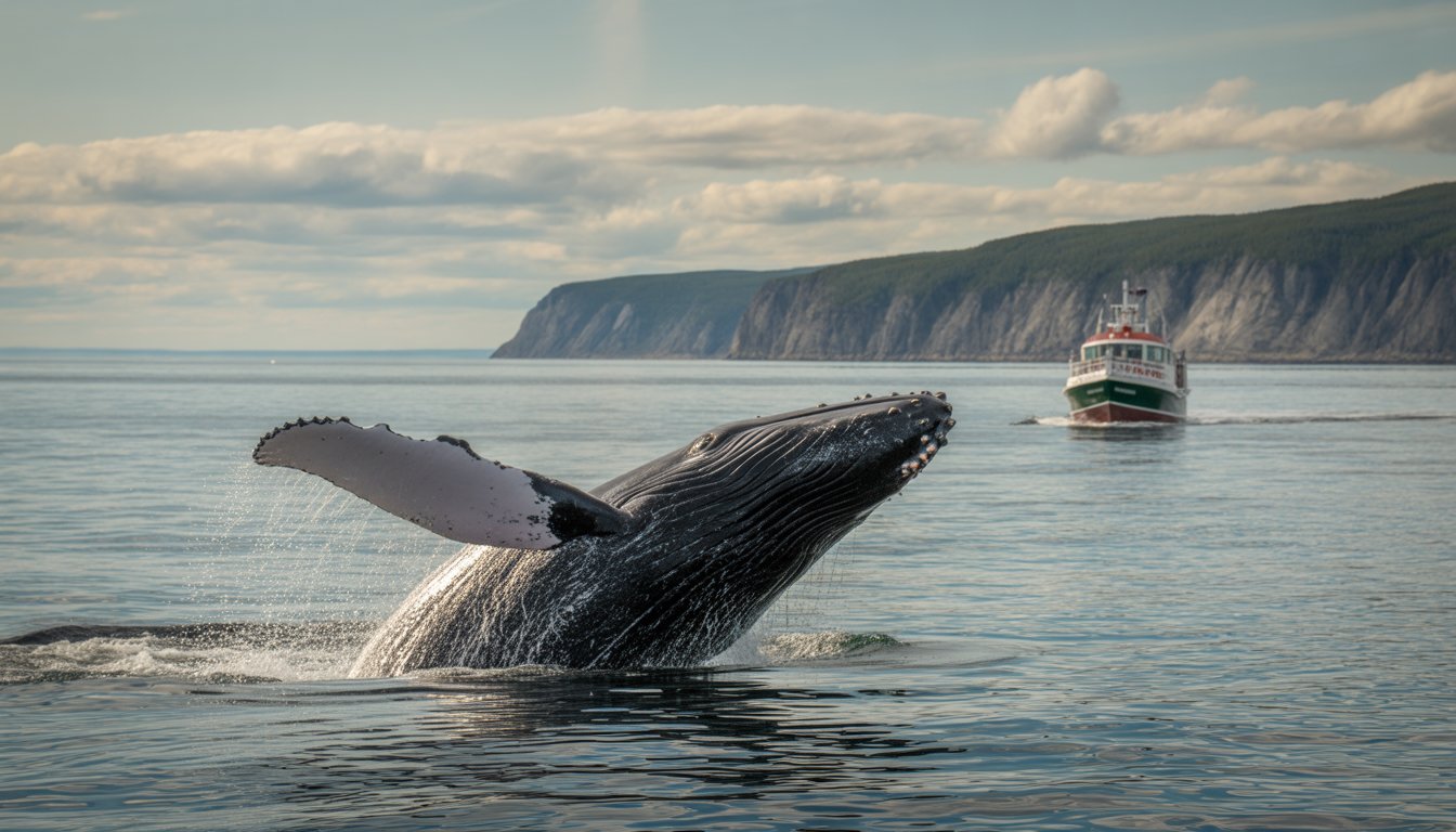 Tadoussac (observation des baleines) en Canada - Photo